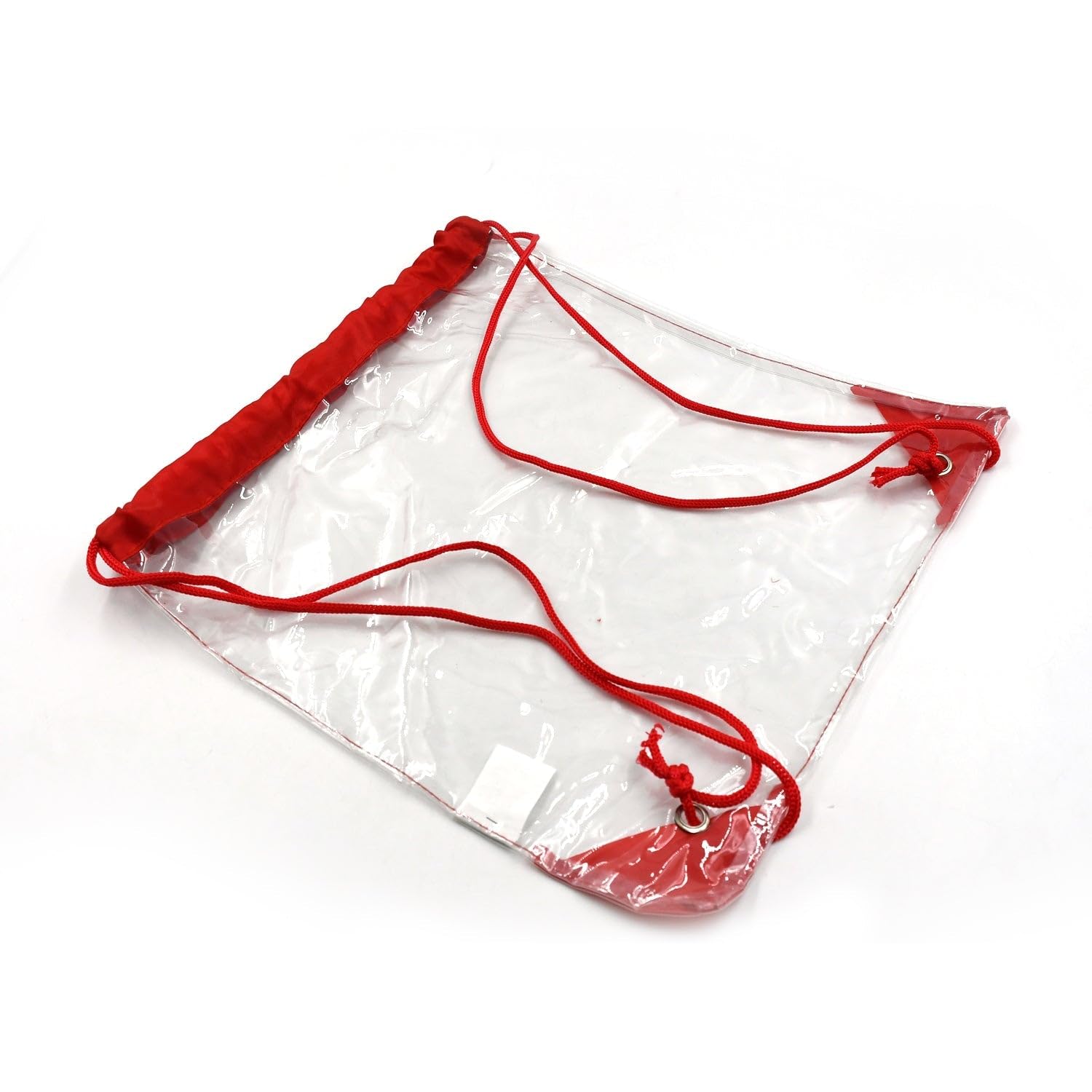 WARDROBE YATRA Plastic Waterproof Pouch Transparent Stadium Bags Clear String Bag for Gym Concert Travel Beach Swimming Sport-image-30