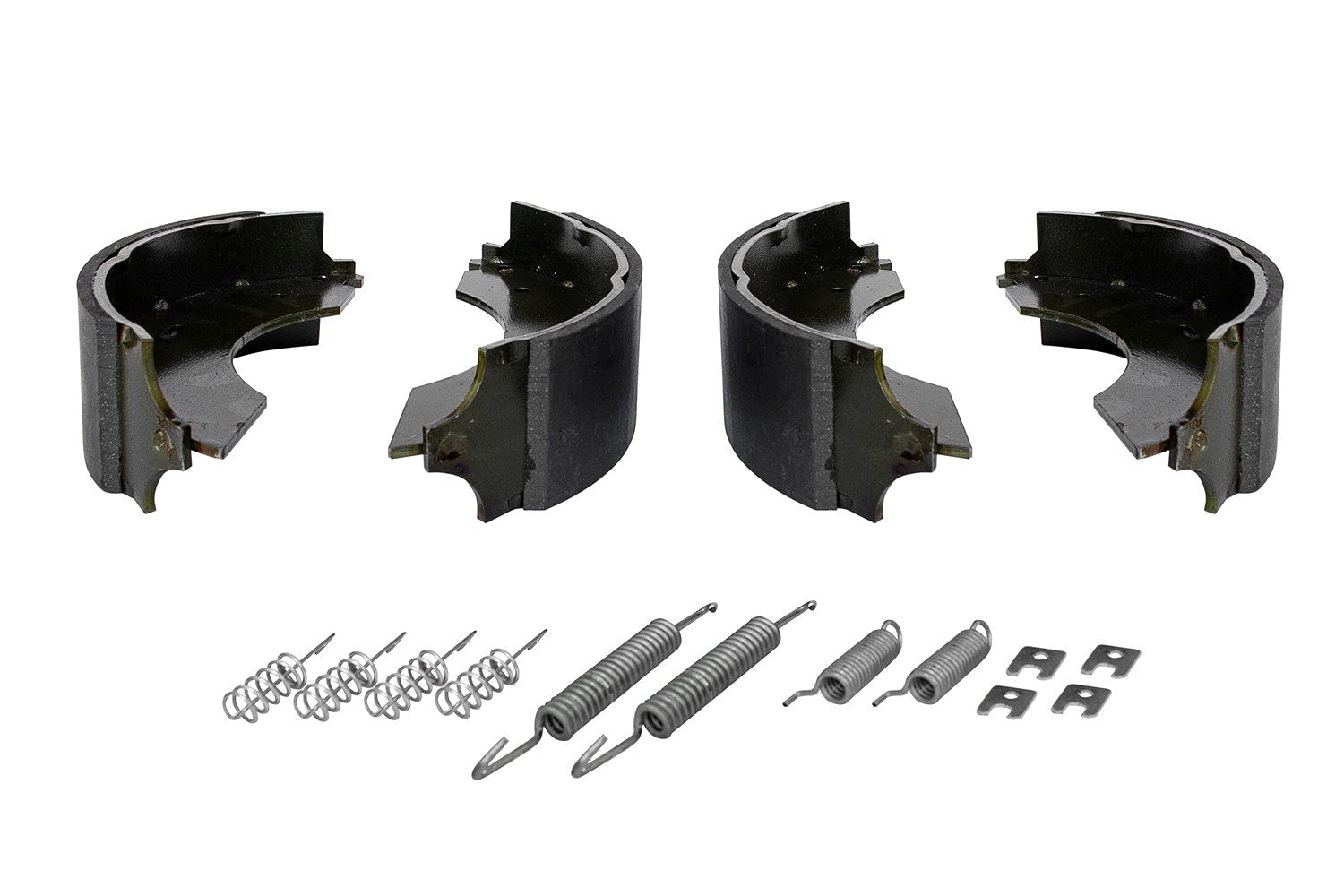 KAMPOL Automotive Mâchoires de Frein 230x60 mm pour AL-KO 2360 2361, Kit de Remplacement Complet avec Ressorts pour Restaurer la Sécurité de Freinage de Remorque