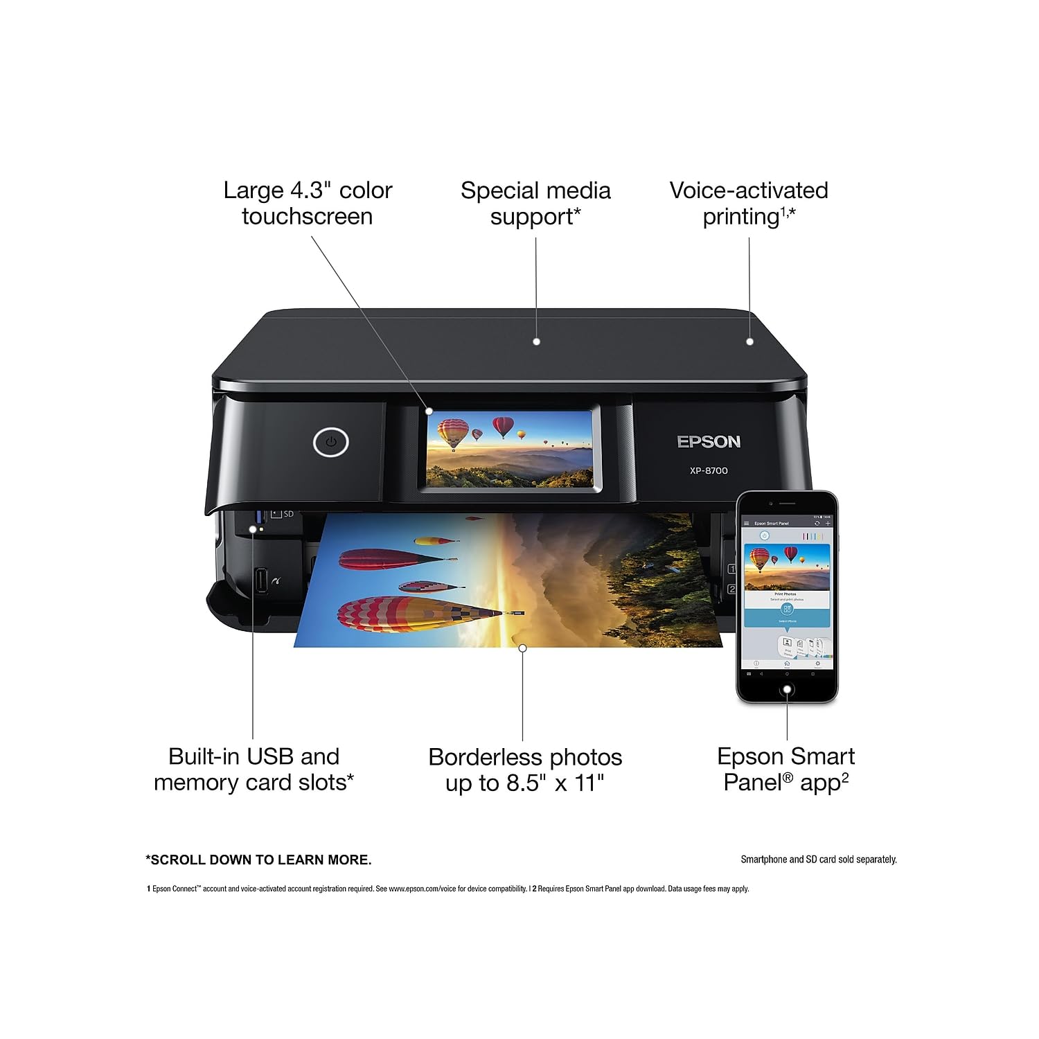 Amazon.com: Epson Expression Photo XP-8700 Wireless All-in