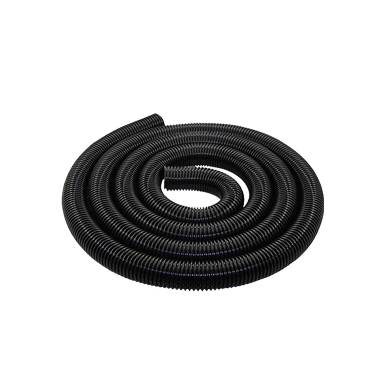 Vacuum Cleaner Thread Hose Inner 35mm/Outer 42mm Bellows Straws Durable Flexible Soft Pipe Replacement Vacuum Cleaner Tube Black(Black-6m (35mm))