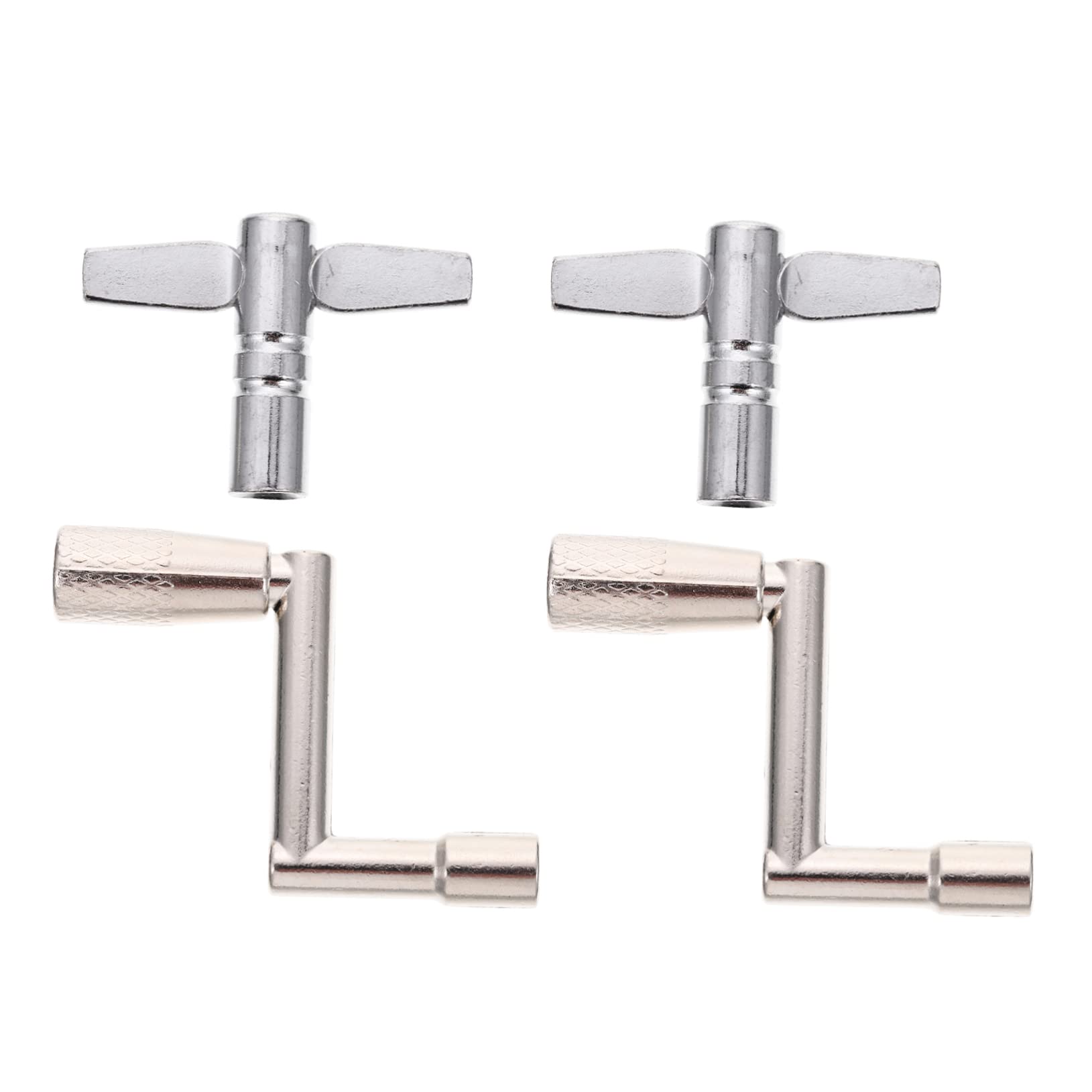 CIMAXIC 4pcs Metal Drum Keys Drum Tuner Key Set Drum Set Adjustment Wrench Drum Tuning Tools for Drummers