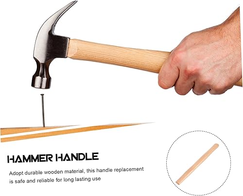 Miniatura 2 de KONTONTY Portafilter - Martillo de garra de hacha de camping, martillos de madera, hacha de jardinería, martillo de bola de repuesto para martillo