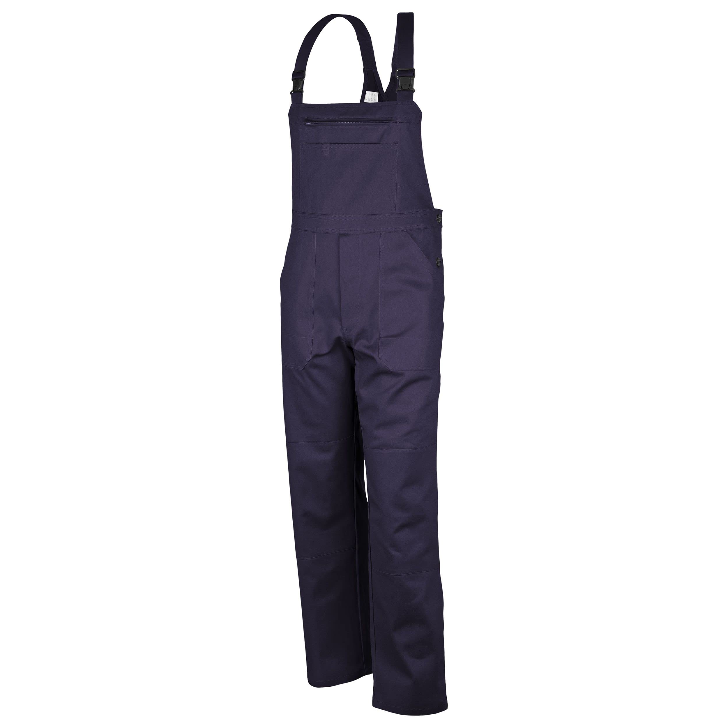 Qualitex Latzhose-Basic 100% Co 240 G/M ² - Azul Marino, 68