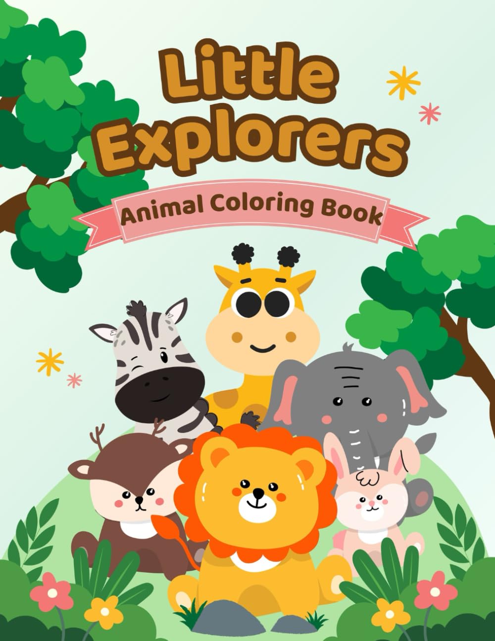 Little Explorers: Animal Coloring Book
