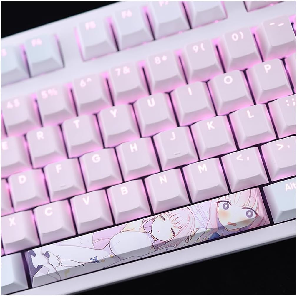 Amazon.co.jp: ブルーアーカイブ 聖園ミカ キーキャップ PBT ブルー