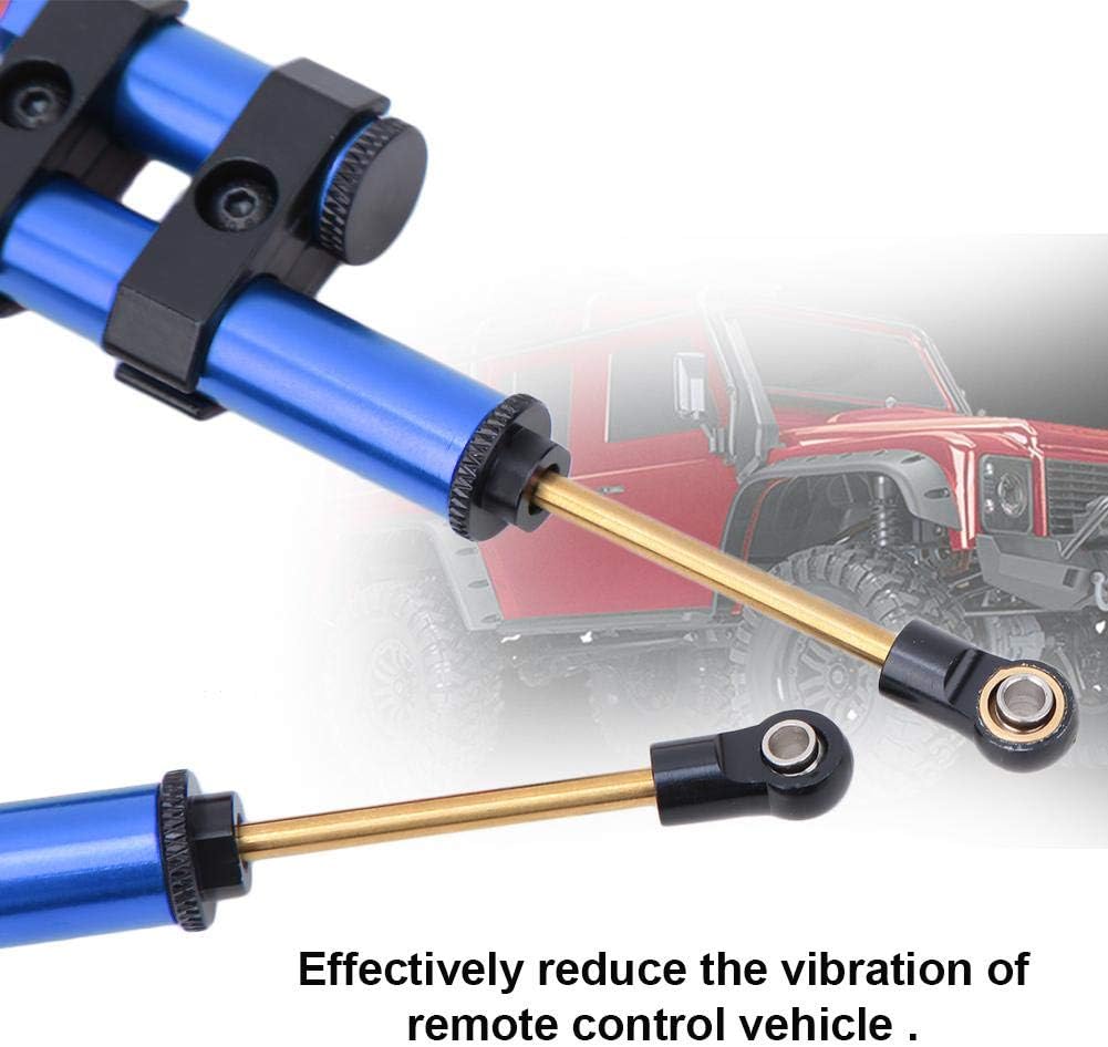 RC Shock Absorber, 2pcs Metal Damper with Spring, RC Suspension Parts for 1/10 Scale Vehicles, Off-Road Crawling and Hobbyist Use(110mm / 4.3in-Blue)