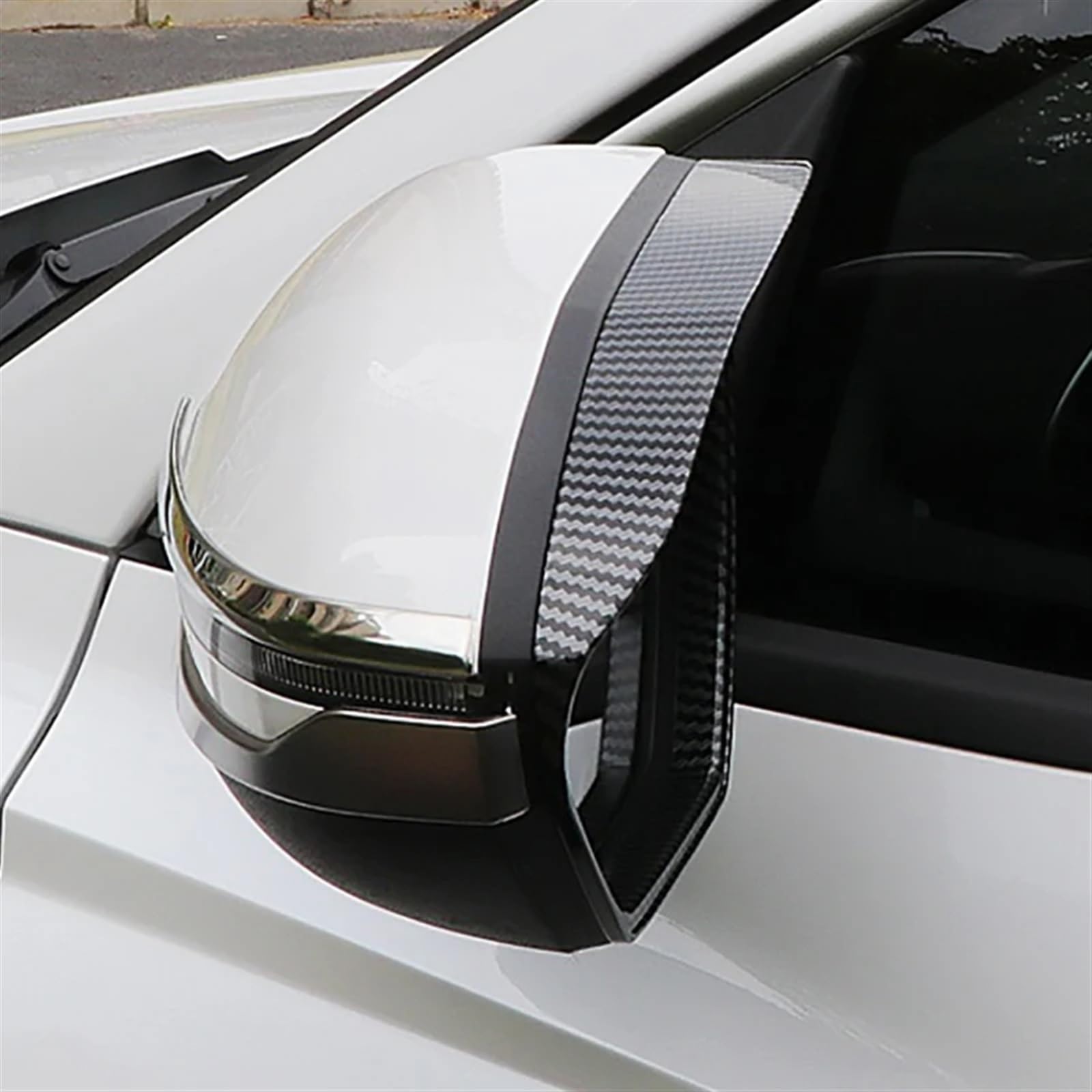 Carcasa espejo retrovisor Para Hyundai Para Tucson Para NX4 2021 2022 Espejo Retrovisor Lateral Coche Lluvia Cubierta Estilo CEJA Embellecedor Accesorios Protectores Sombra