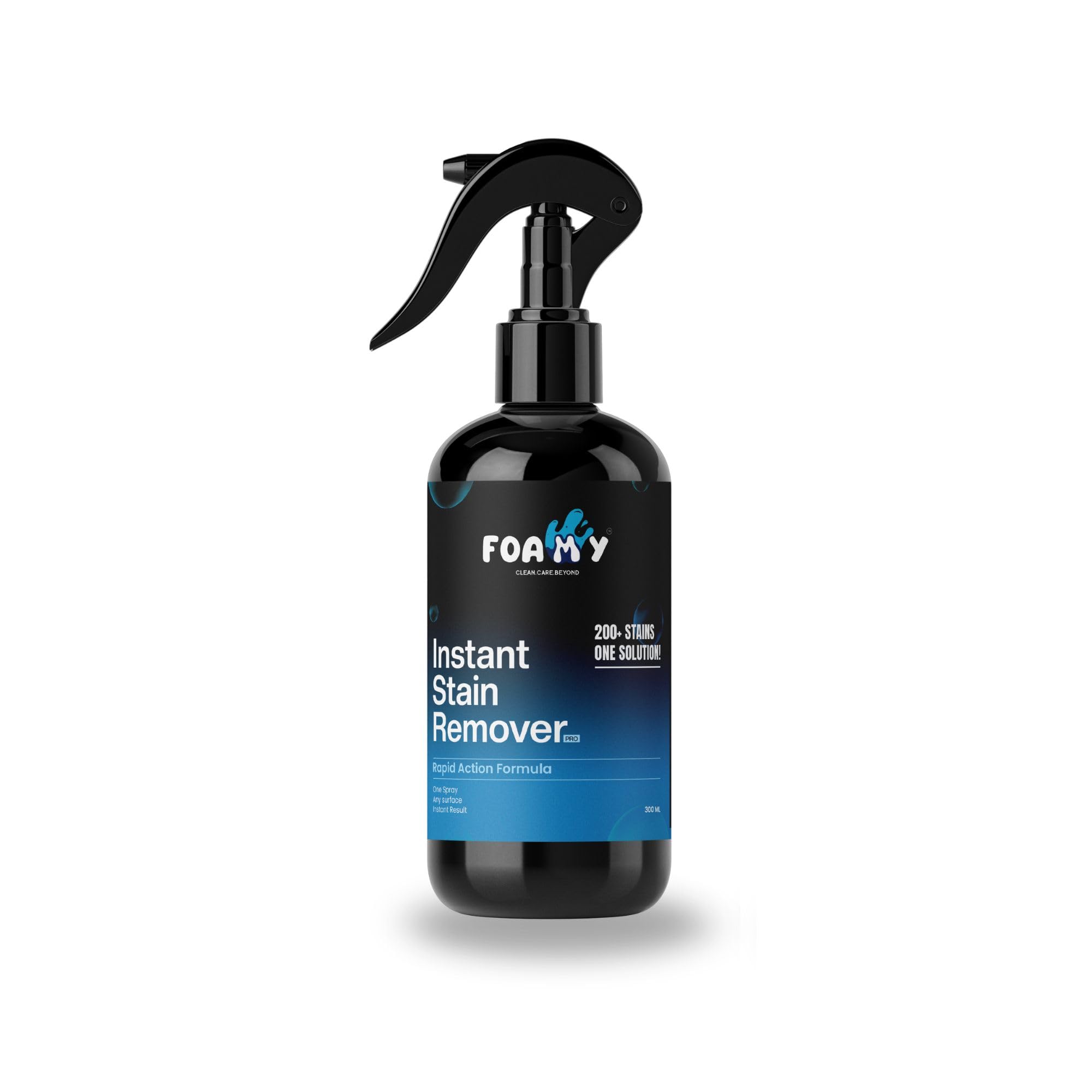 Foamy Instant Stain Remover Pro Spray, Rapid Action Formula, Multi-Surface Cleaner for Car, Sofa, Kitchen and Fabric, 300 ml-image-28
