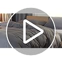Dreaming Wapiti Duvet Cover King 100% Washed Microfiber 3pcs Bedding Set,Solid Color-Soft and Breathable with Zipper Closure & Corner Ties, Pure White