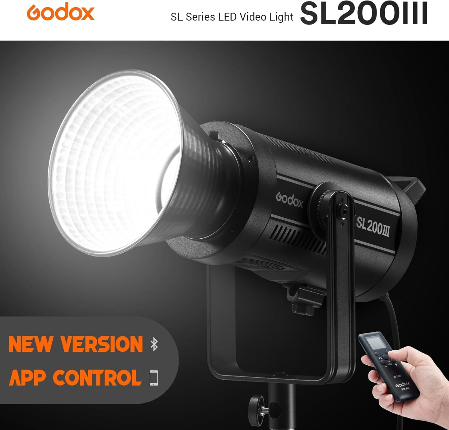 Amazon.com : Godox SL200III 215W Daylight LED Video Light – 95600