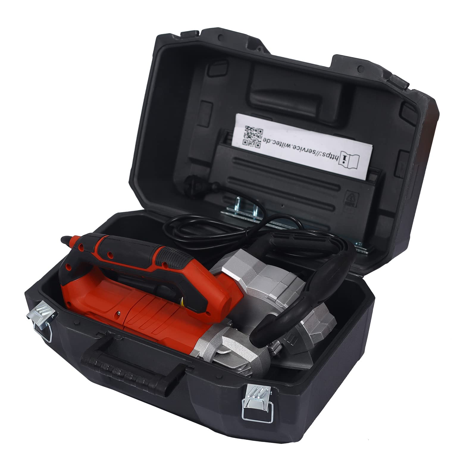 XPOtool Scanalatrice a fresa per muro 1350W con 2 dischi Ø125mm con adattatore per aspirapolvere