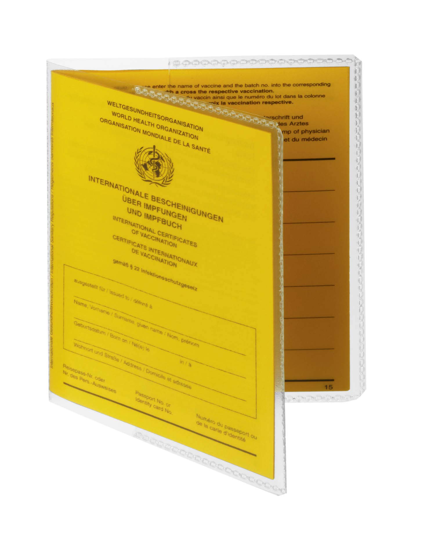 Durable 213919 Protective Identification Card Cover, 196 x 134 mm, Pack of 10, Transparent Grey