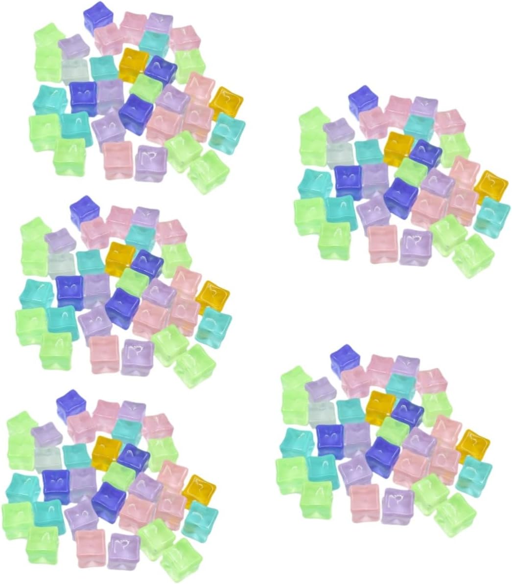 STOBAZA 150pcs Fake Acrylic Simulated for Parties Drinks Projects Realistic Props for Decoration