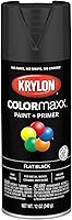 Vista 35 de Krylon K05562007 COLORmaxx Acabado transparente acrílico para uso en interiores y exteriores, color cristal satinado, 11 onzas (paquete de 1)