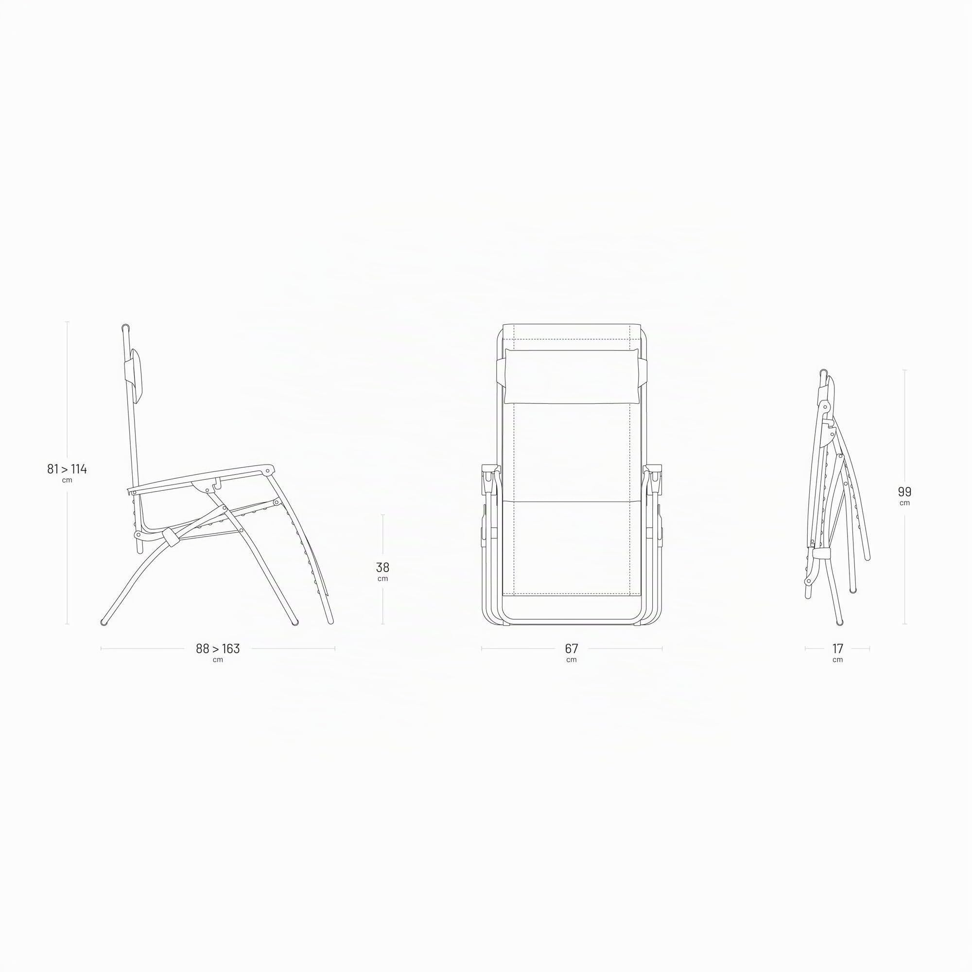 Lafuma - Fauteuil Relax Zéro Gravité