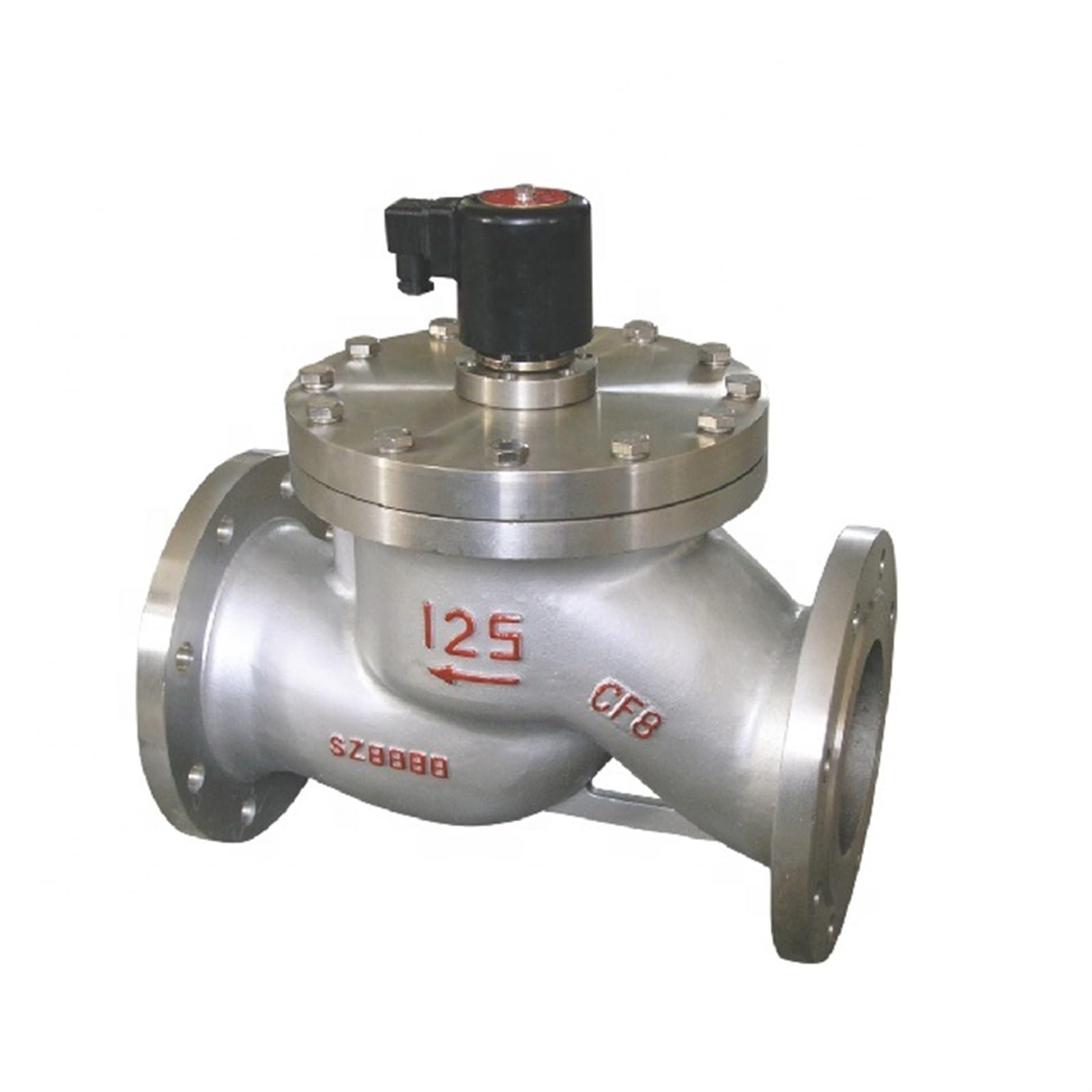 COSZWQDP Gas Flange WCB Solenoid Valve AC220V