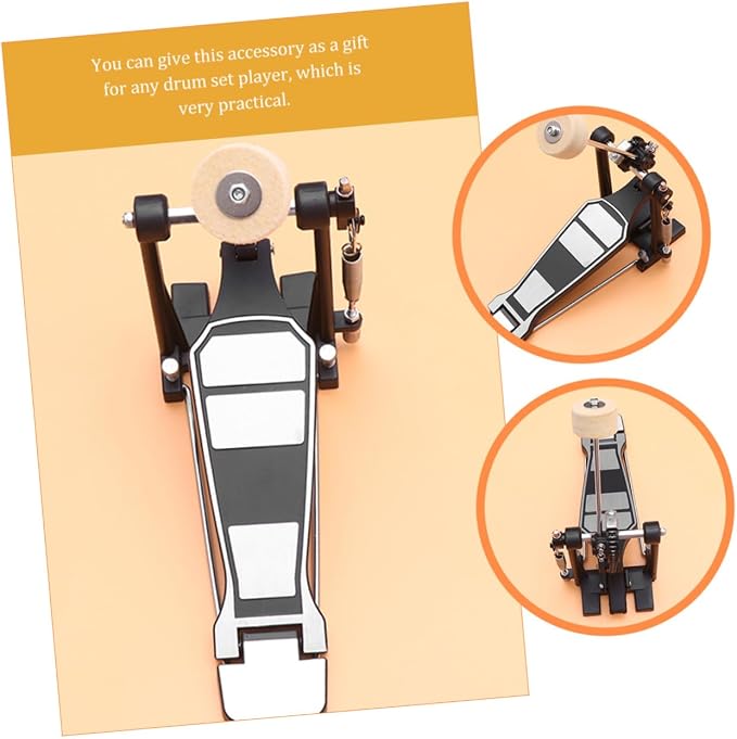 Pedal simple para batería con construcción de aleación miniatura 7