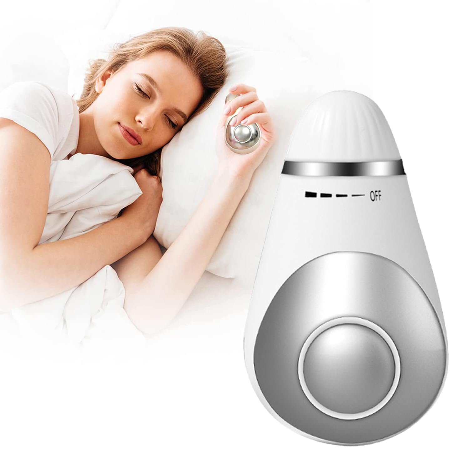 Excefore Sleep Instrument Sleep Aid Device, Smart Sleep Aid Brain Massage Adjust Heart Rate, Headache Focus Attention, Small and Easy to Carry, Improve Deep Sleep