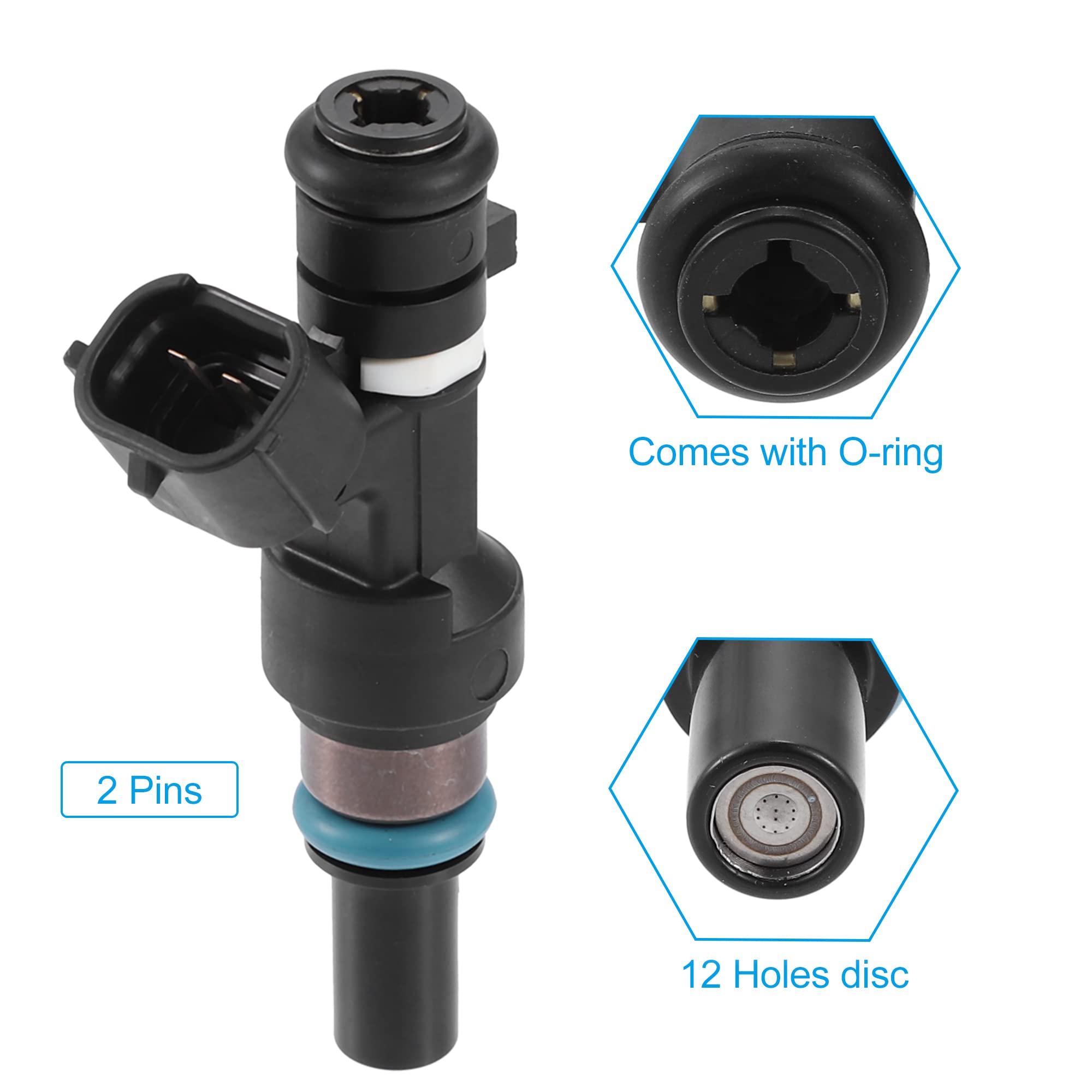 A ABSOPRO 4pz 16600-1HC0A FBY11H0 Carburante Iniettore per per Nissan Micra 1.2L 2010