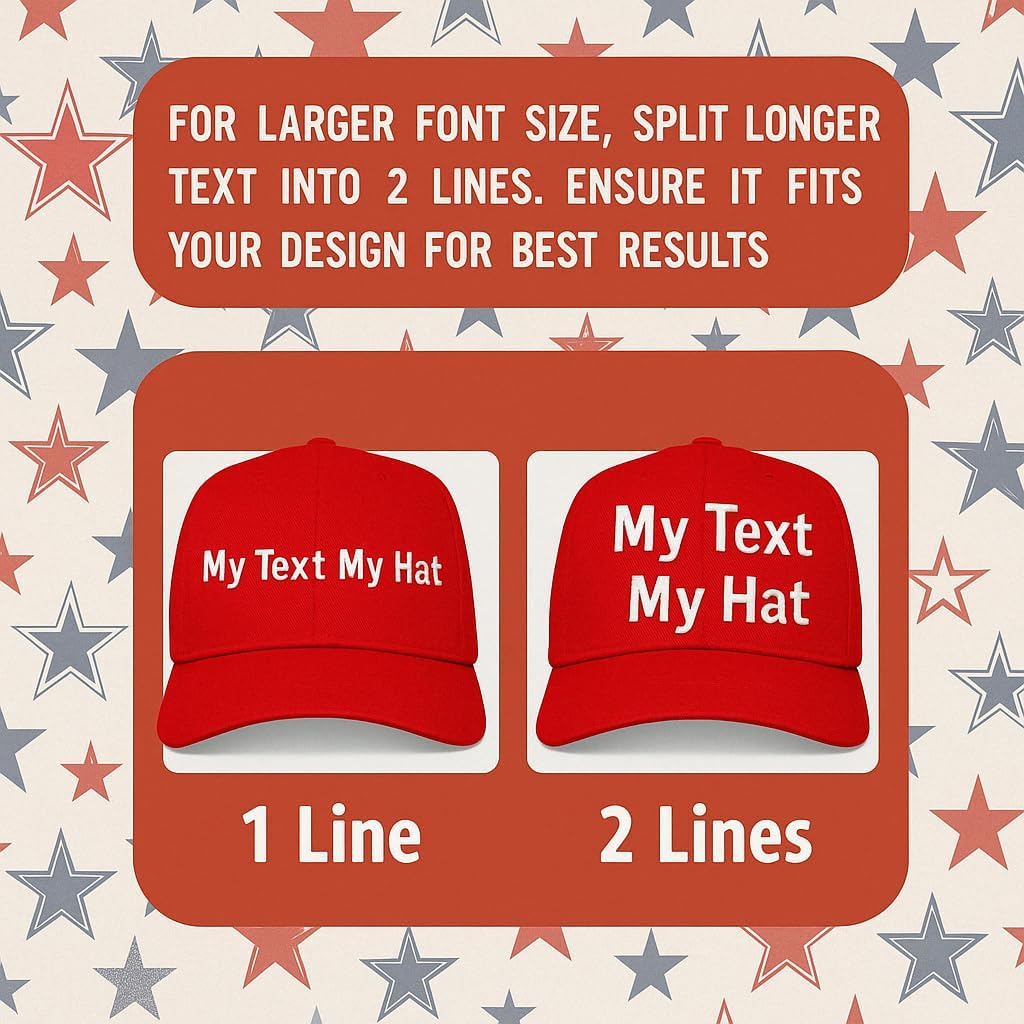 Custom Hats, Custom Caps, Embroidery Hats with Your Text Here, Personalized Baseball Cap with Your Text - Image 7