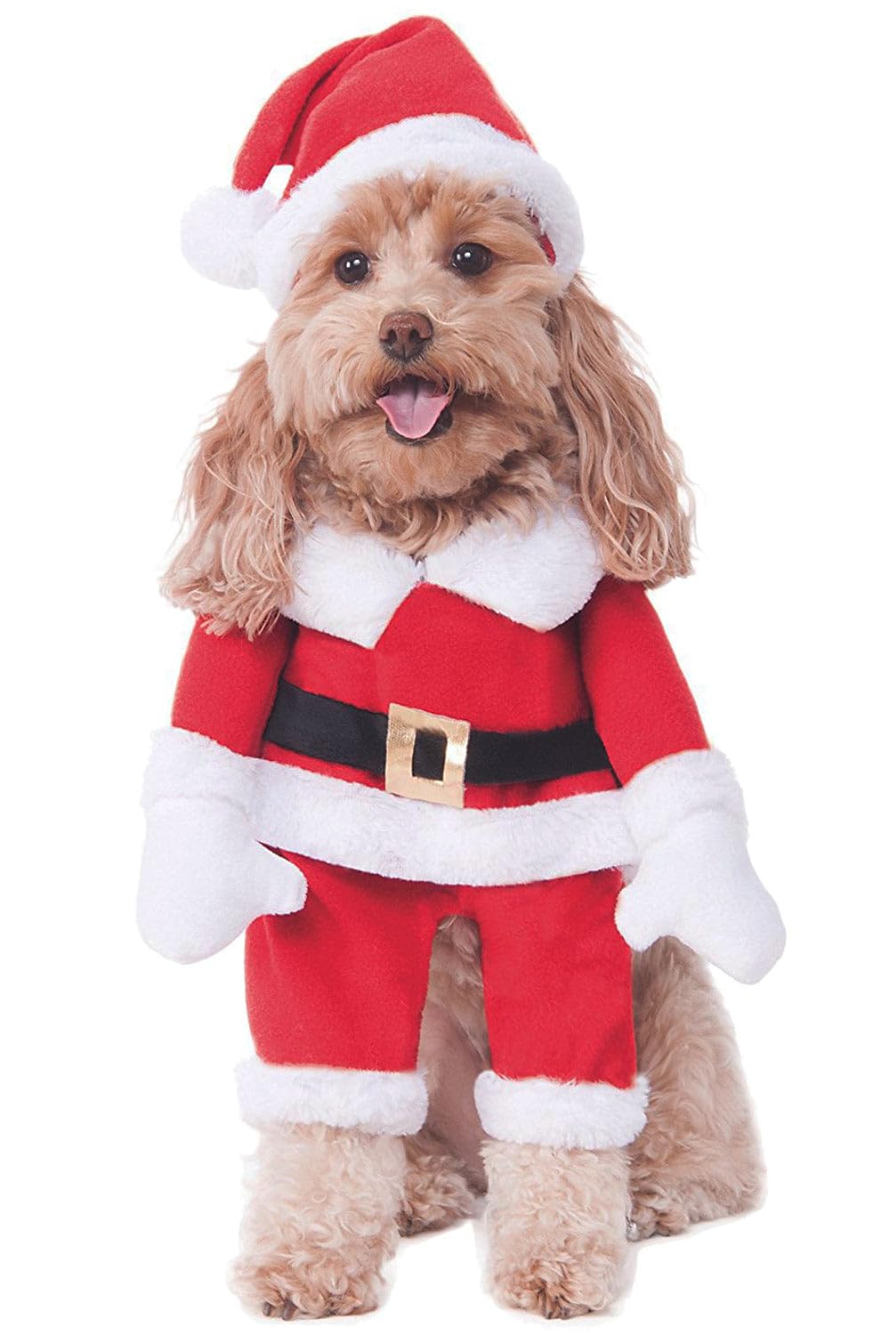 Déguisement de père Noël pour animal domestique Rubie's, vêtement de Noël grand chien