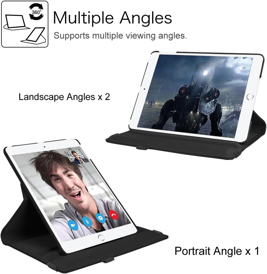 کیف چرمی Fintie برای آی پد ۹/۷ اینچی اپل مدل iPad Air 1&2 نسل ۵ و ۶ (۲۰۱۷ و ۲۰۱۸)