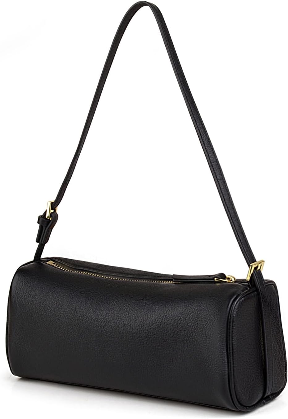 DONNAIN Premium Full Grained Leather Crossbody Purses for Women, Barrel Bag and Hobo Bags for Women with Adjustable Strap