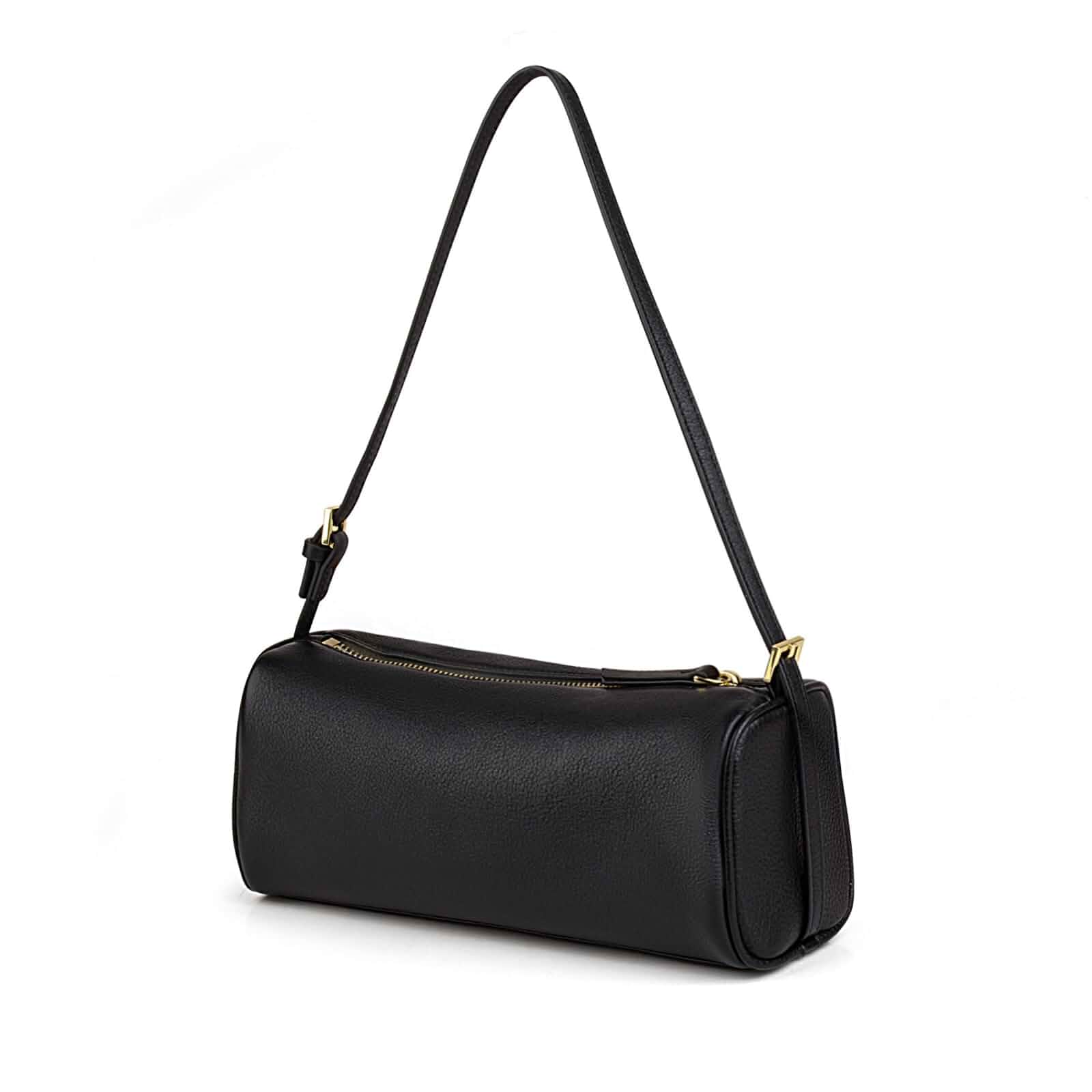 DONNAIN Premium Full Grained Leather Crossbody Purses and Barrel Bag | Hobo Bags for Women with Adjustable Strap