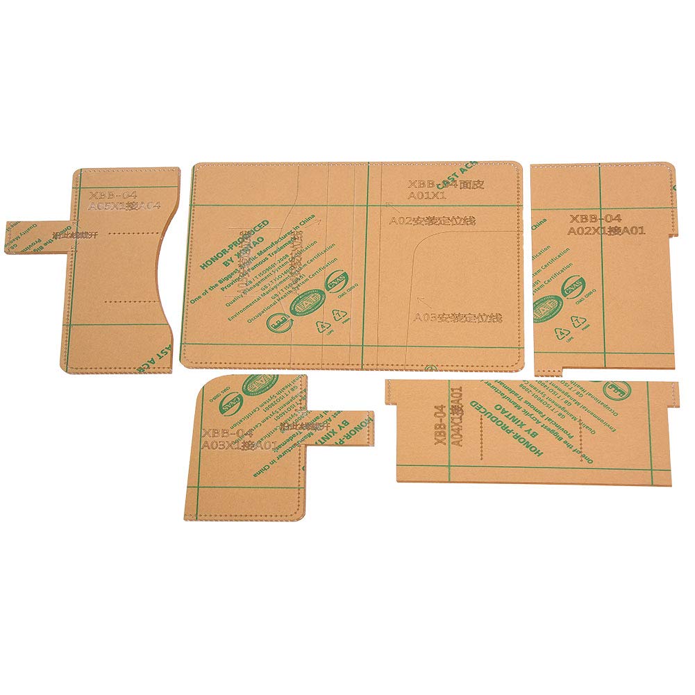 Acryl Notebook Tasche Tagebuch Buch Fall Leder Vorlage Set Schablone DIY Lederhandwerk Schimmel Leder Muster Vorlagen Werkzeug