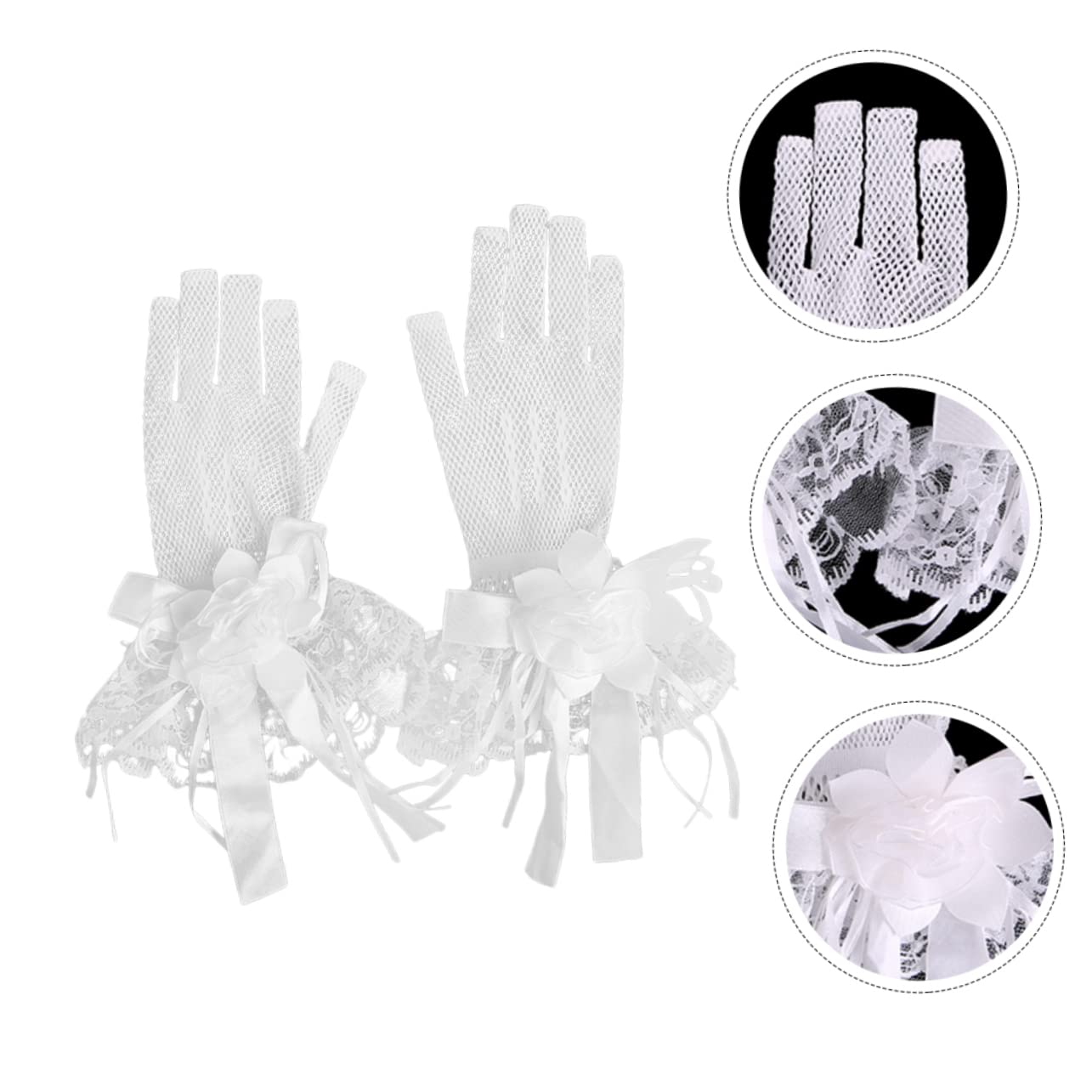 Guantes De Boda Guantes De Conducir Mujer Guantes para Guantes De Vestir De Mujer Guantes De Punto Guantes De Novia Guantes De Nieve Térmicas Cintas… Beige