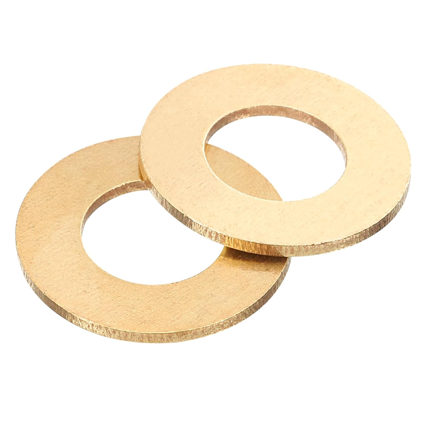 uxcell 50Pcs M14 Flat Washer, Brass 14mm ID x 28mm OD x 1.5mm Thick for Bolt Screw, Factories Repair, Kitchens, Shops, and Outdoor Construction
