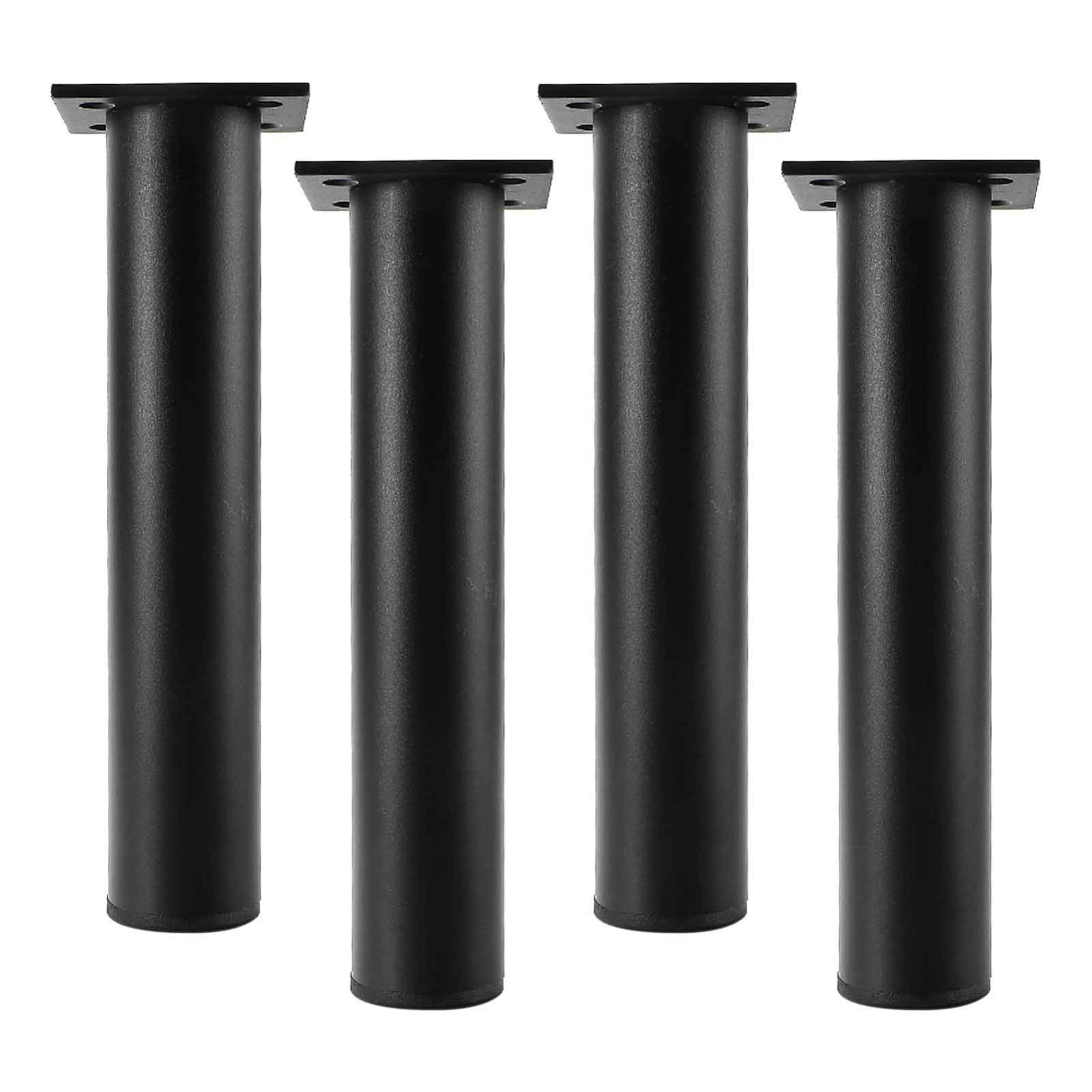Piedini Regolabili Per Mobili - 4 Pezzi, Alluminio, Altezza 18cm/7in, Portata 250kg, Argento