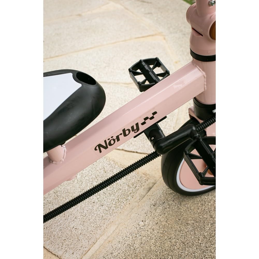 Interbaby - Triciclo "Norby" e Bici Evolutiva 5 in 1 con Capottina - 1-5 Anni