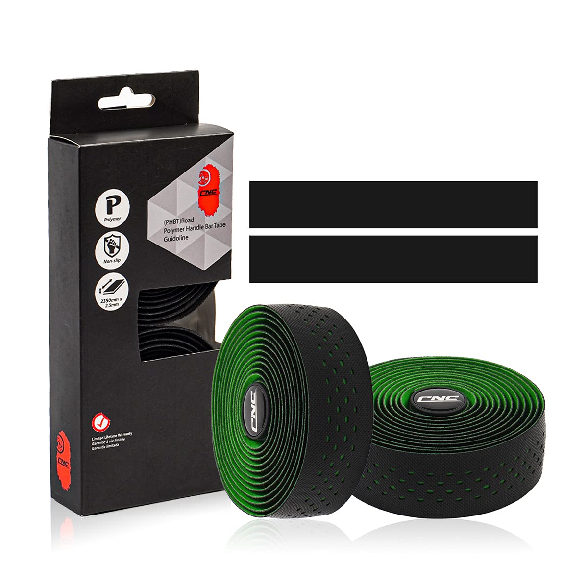 CNC CNCLOL Cinta de Manillar para Bicicleta Carretera, Cinta de Manillar Gravel Ciclismo,Verde.