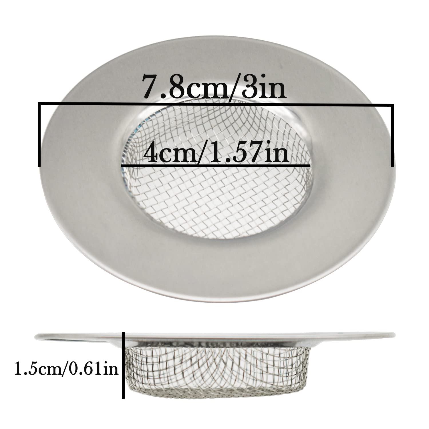 SET DE 2 TAMIS POUR EVIER DIA.7.2CM - Ets Tassinon SPRL