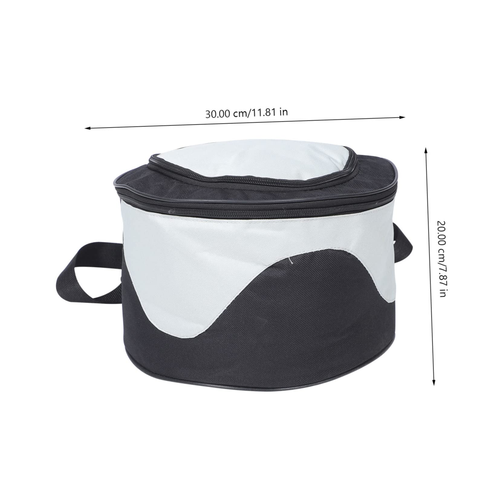 Runde Lunchbox Tasche aus Oxford Gewebe, Tragbar, Große Kapazität, 1 Stück