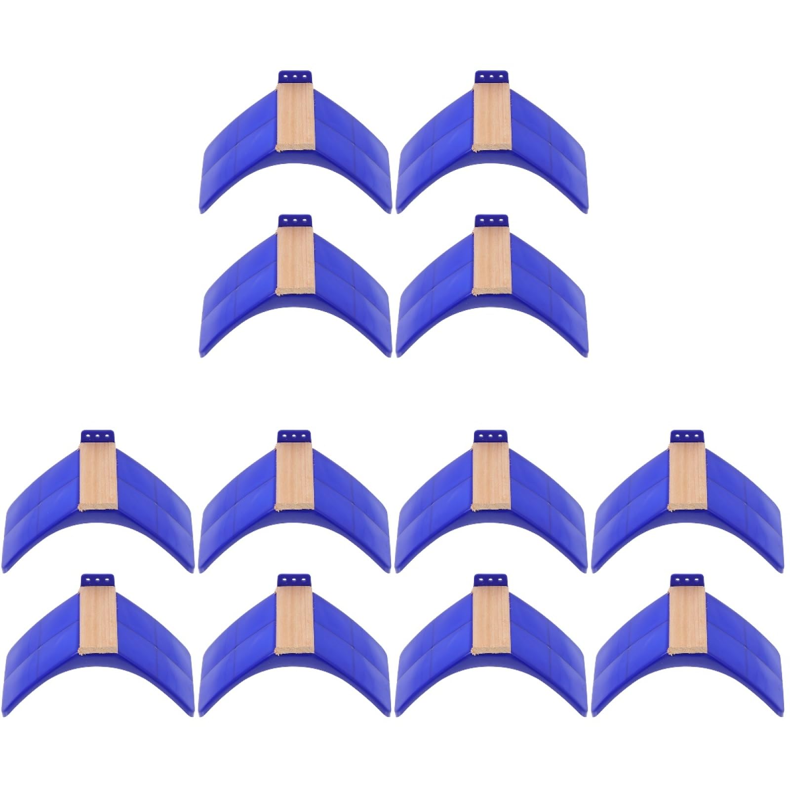 FRCOLOR 12 pcs Pigeon Perch Plastic Bird Perch Roost Bird Accessories Pigeon Stand Parrot Play Stand Dove Rest Bracket Plastic Frames Pet Rest Stand Solid Wood Household Letter Pigeon