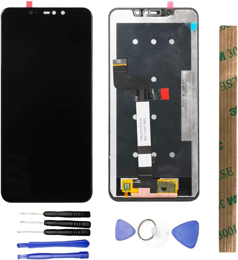 JayTong - Pantalla LCD de Repuesto y digitalizador de Pantalla táctil con Herramientas gratuitas para Xiaomi Redmi Note 6 Pro/Redmi Note 6Pro, Color Negro