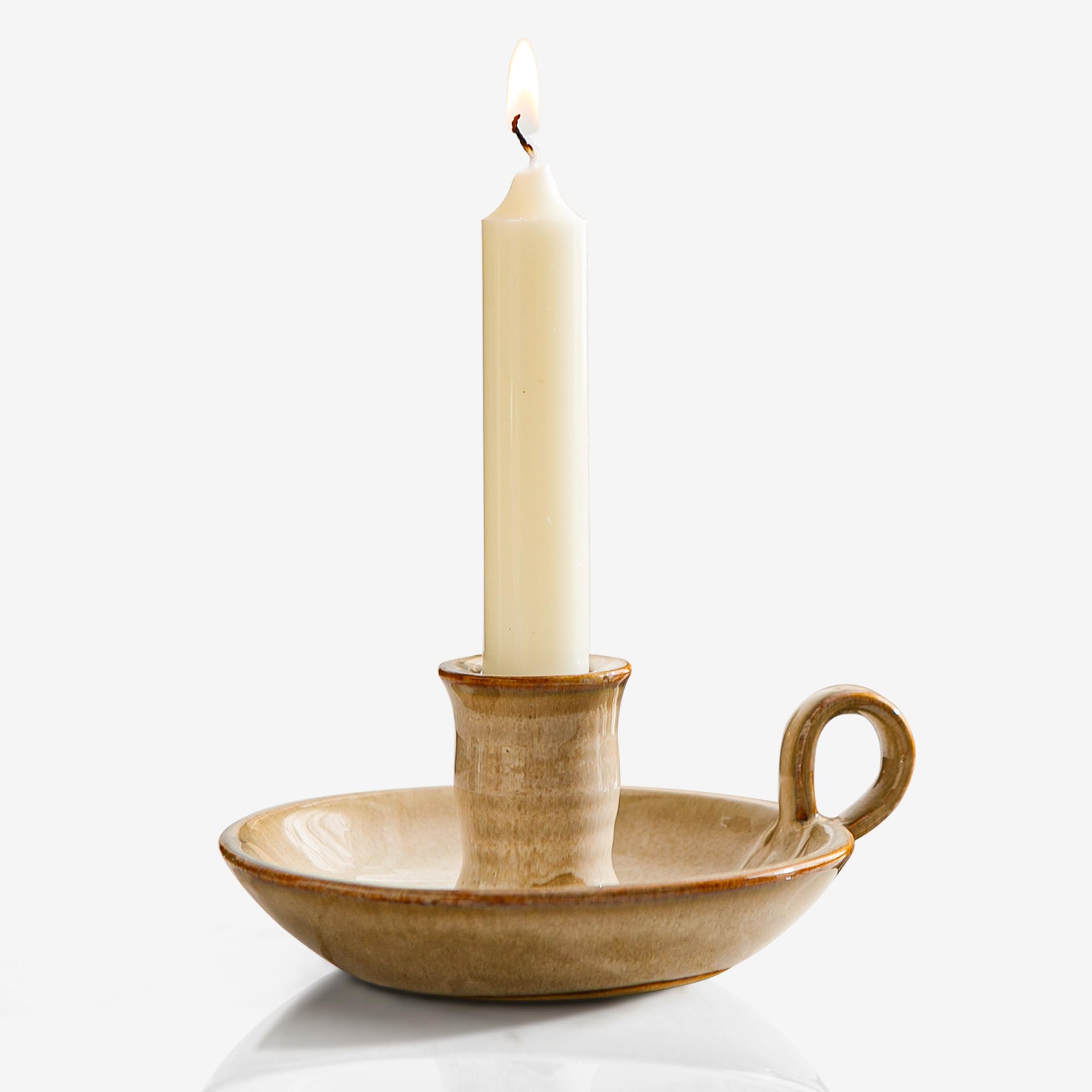 Amazon.com: Kendiis Candlestick Holder, Vintage Ceramic Candle