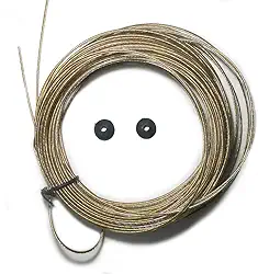 Varal Corda de Aço Encapado Revestido com PVC Alta Resistência 20 Metros de Comprimento Durabilidade Não Enferruja Nem Rasga Roupa.