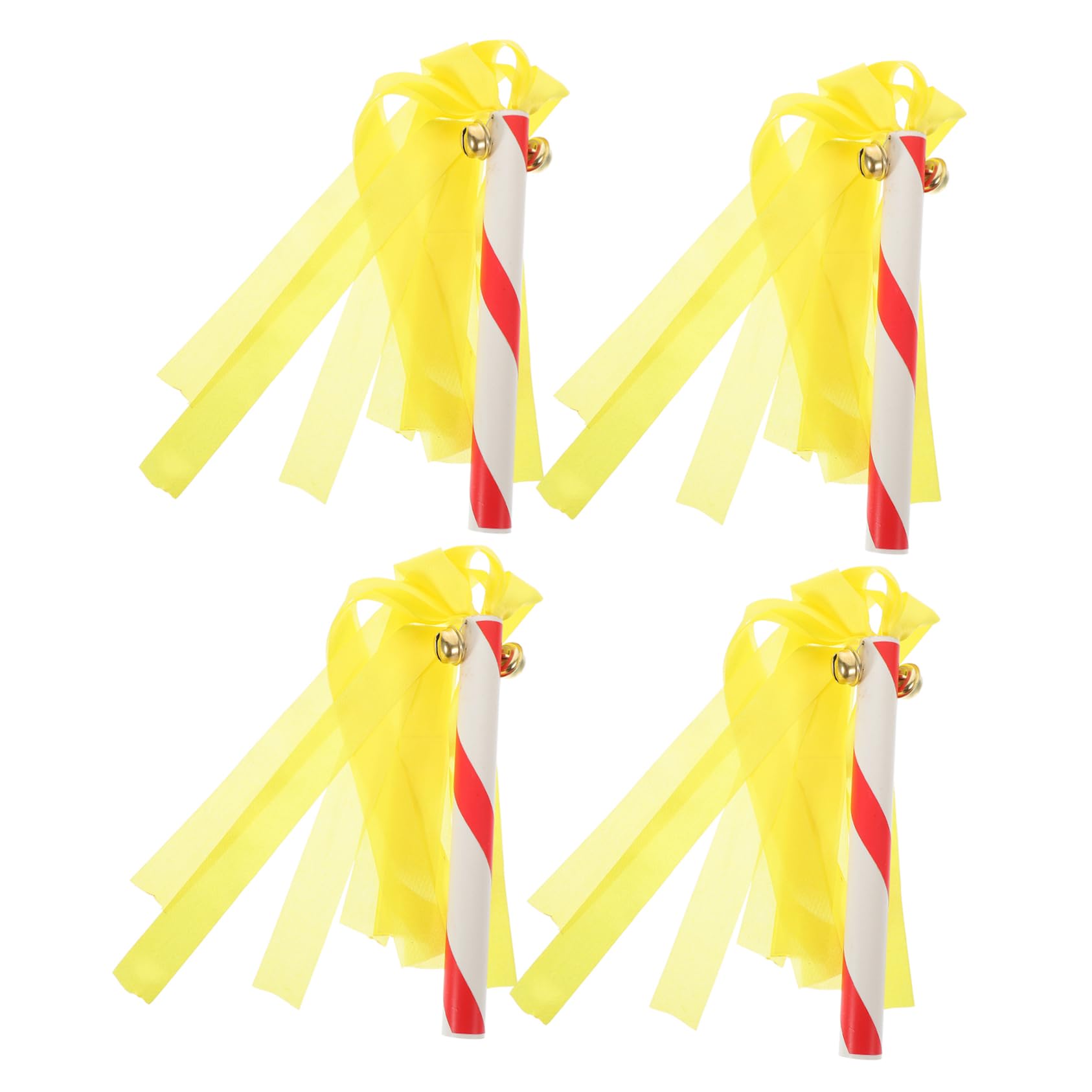 OSOLADY 4Pcs Cheerleading Pompoms Thunder Sticks Bright Props for Parties Sports Events and Celebrations Lightweight Easy to Handle for Adults
