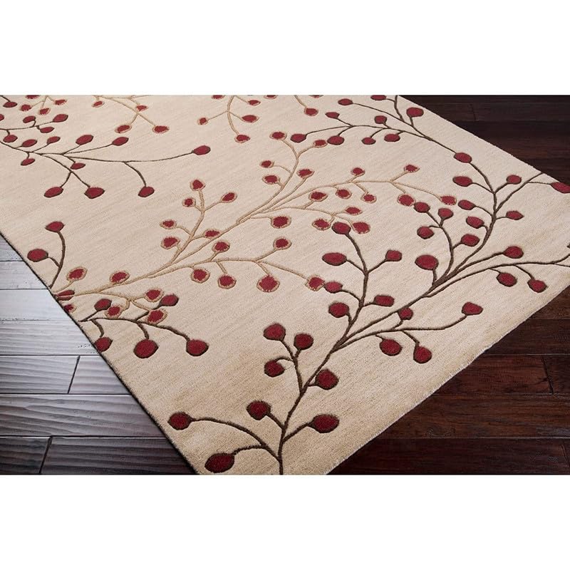 Image of Carpets and Rugs Handwoven Woolen Thick Floral and Contemporary Designs for Area Rugs, Carpets for Living Room, Bedroom, Hall Size 6x9 feet