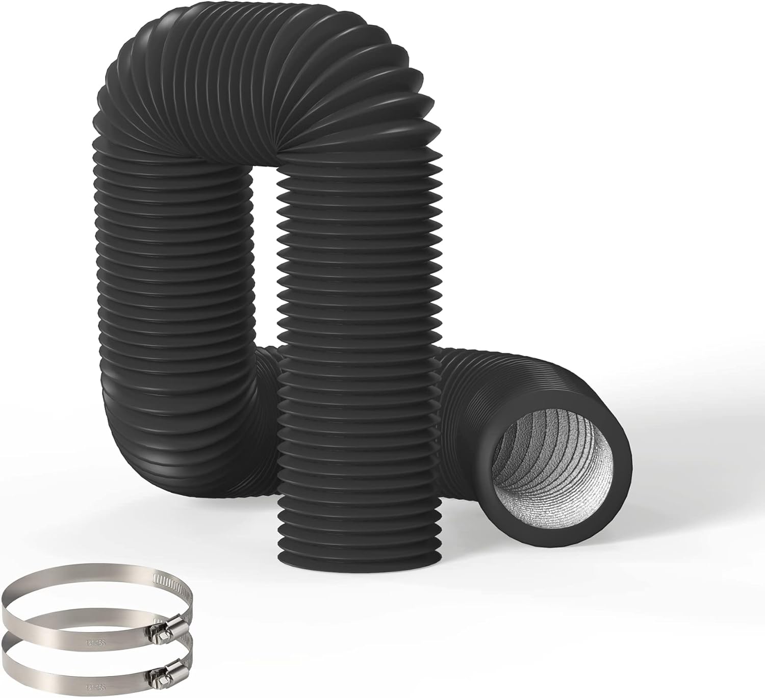 Air Jade Dryer Vent Hose, 3 Inch Flexible Insulated Aluminum Dryer Vent