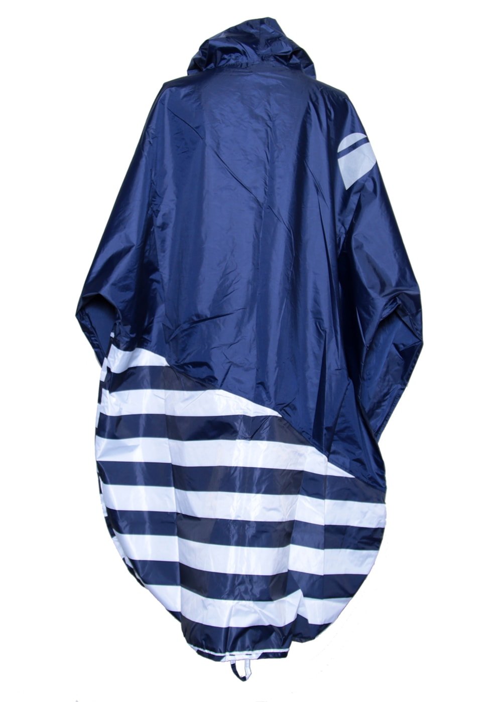自転車用レインポンチョ ネイビー Amazon.co.jp: It's rainy Itinchs rainy 足元が見える ポンチョ