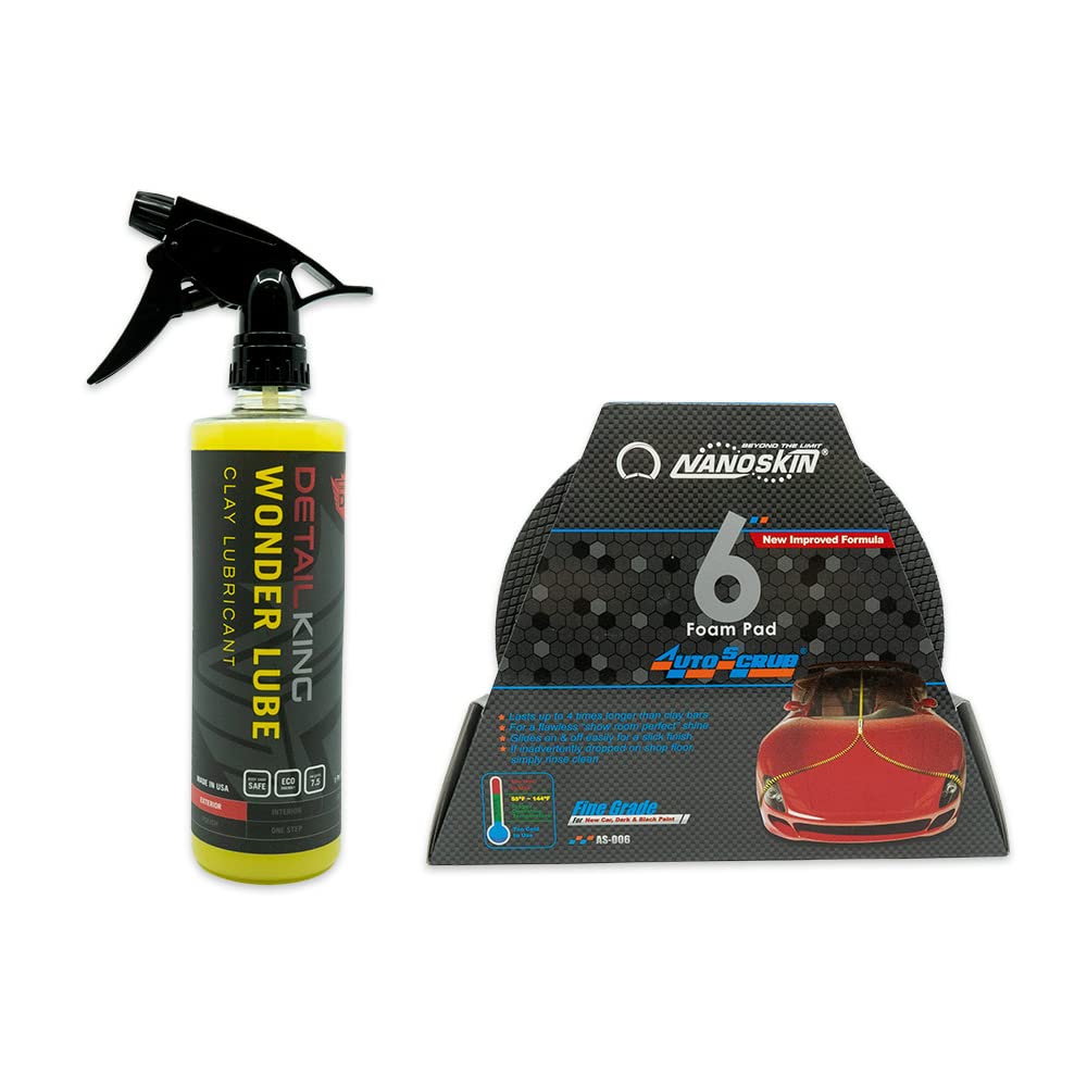 Detail King Wonder Lube Pint with NanoSkin Foam Pad (Fine Grade)