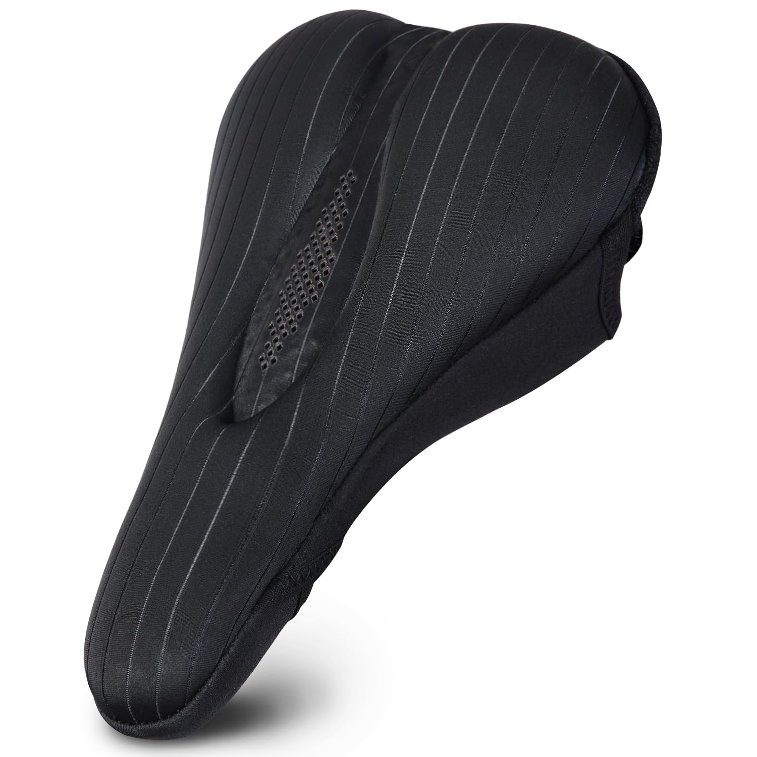 Souke Sports Bike Seat Cushion Cover,Foam& Gel Padded Bike Seat Covers,Anti-Slip Bicycle Saddle Pad for Women Men, Velcro Closure, Hollow Breathable Design,Water & Dust Cover,for ExerciseSouke Sports Bike Seat Cushion Cover,Foam& Gel…