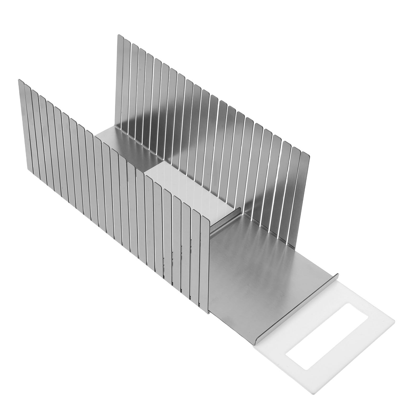 TIDTALEO Guía Ajustable con Corte de Precisión y Ancho Regulable para Rebanar Pan de Acero Inoxidable Adecuado para Pan Casero y Repostería en Cocina