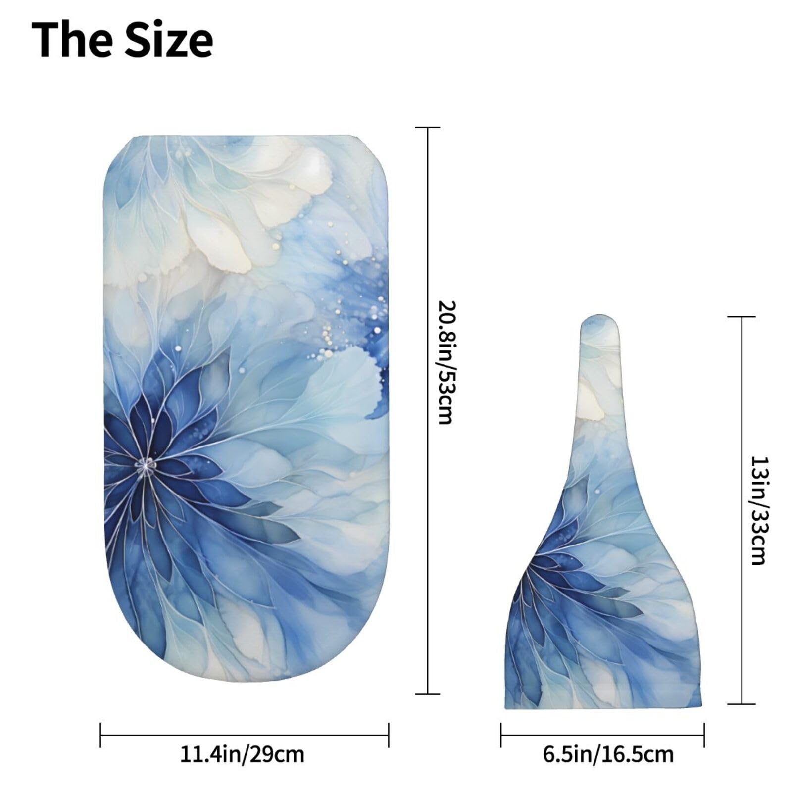 3d fiori Swaddle coperta e cappello set per neonati avvolgente accogliente per neonati bambino comfort 29x53 cm
