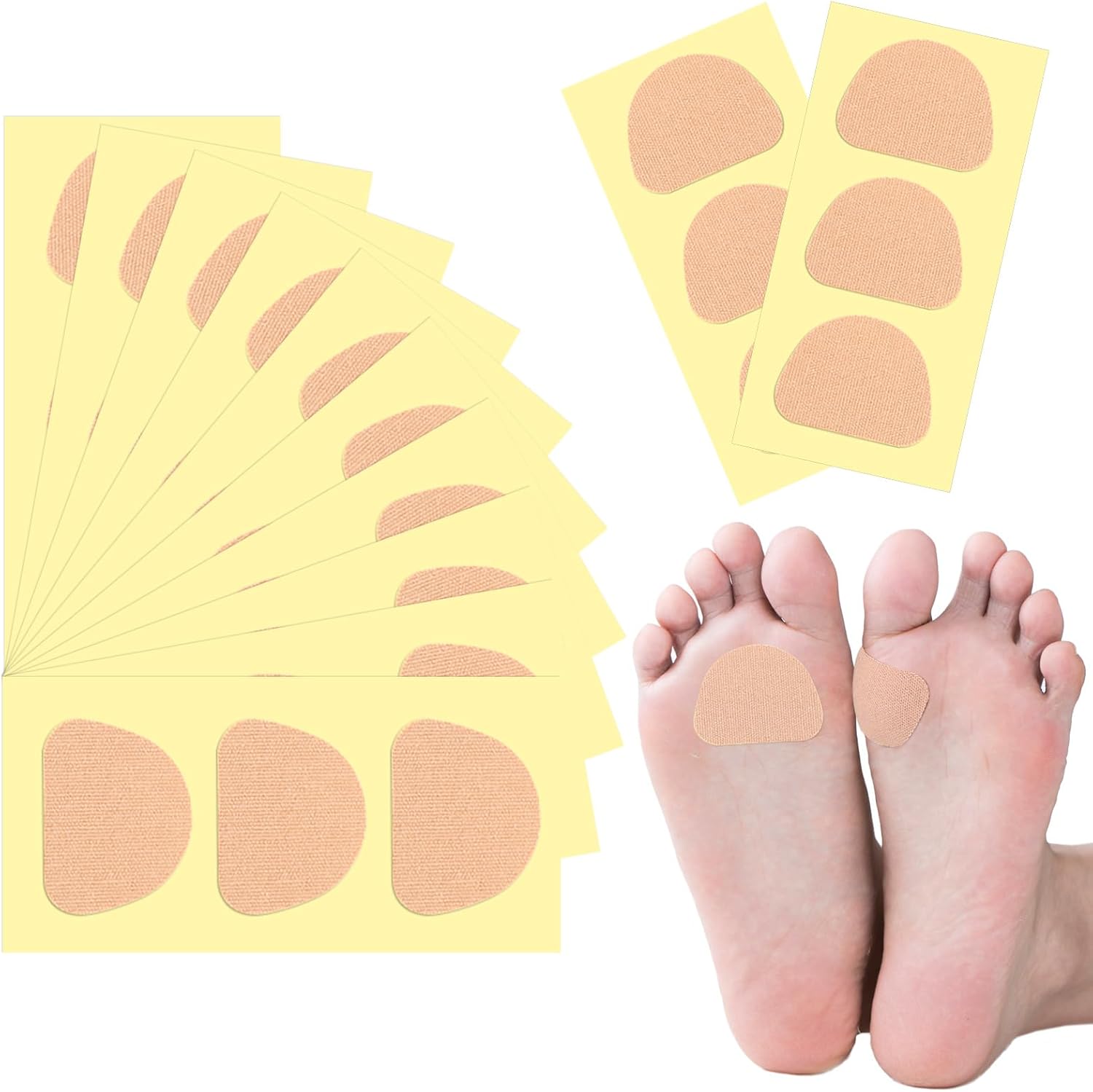 Moleskin for Feet Blisters,36pcs Moleskin Pads for Feet