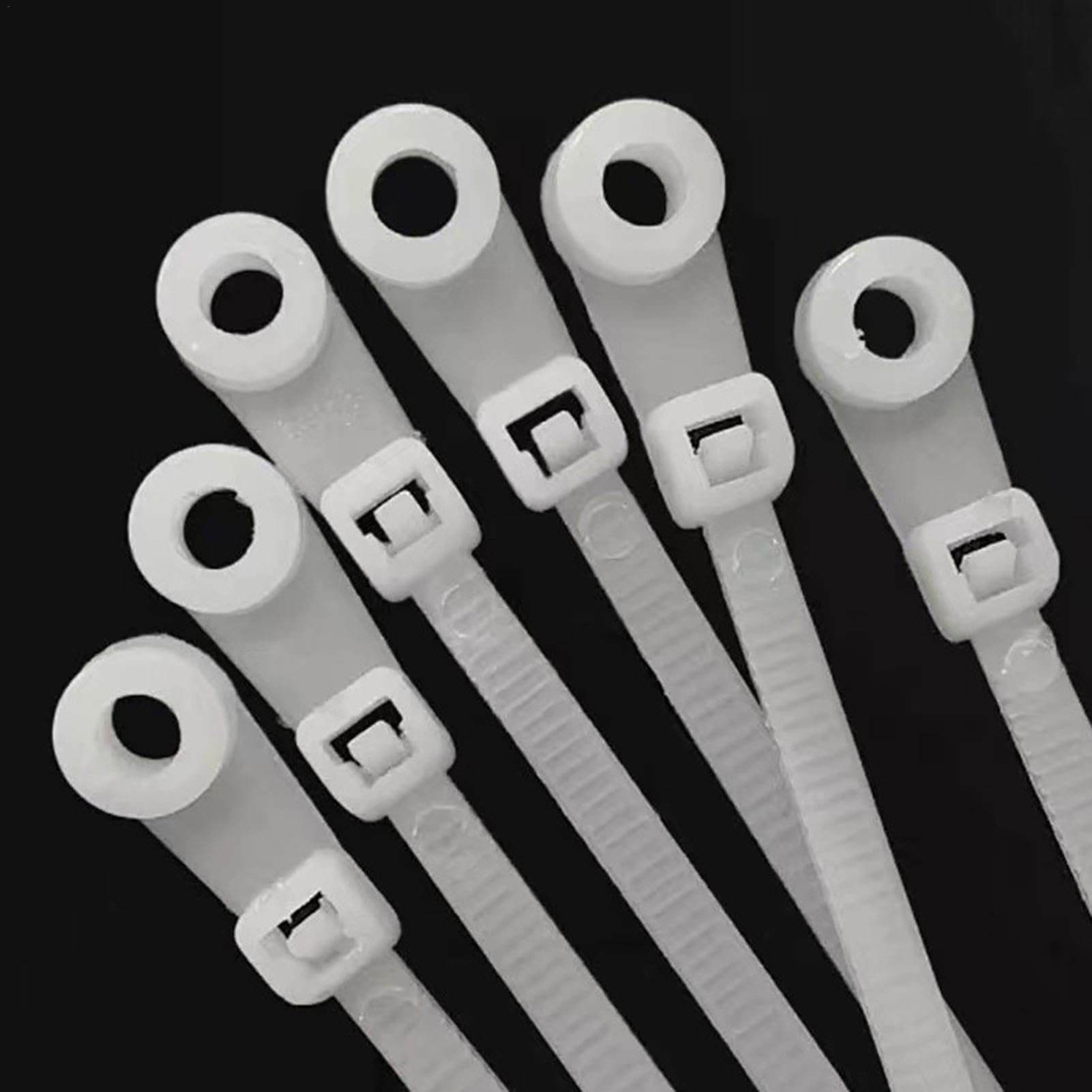 Fascette per cavi riutilizzabili, Fascette per cavi riutilizzabili | Fascette metalliche Fascette con cerniera rimovibili regolabili 100 pezzi | Set di fascette multiuso con fascette per cavi ad